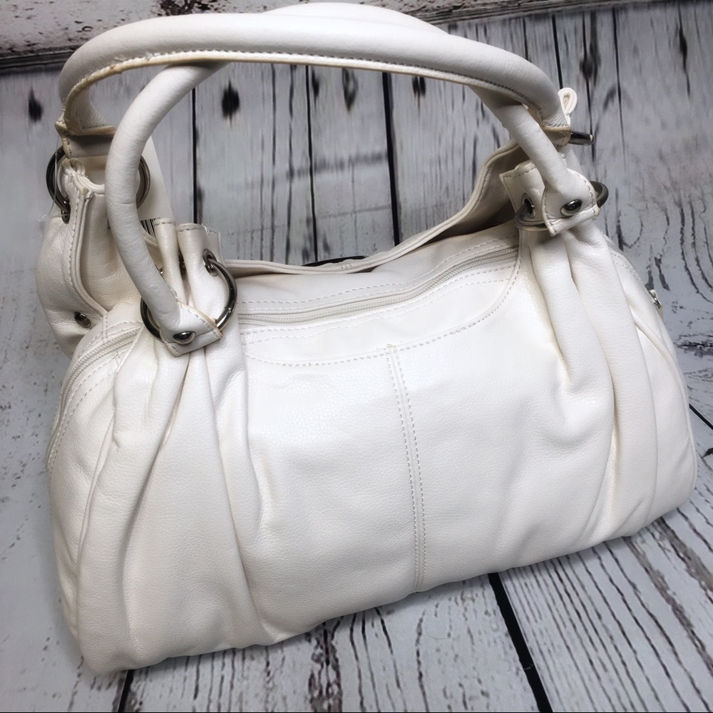 Nine West Carmel white handbag purse satchel NWT - Picture 3 of 8